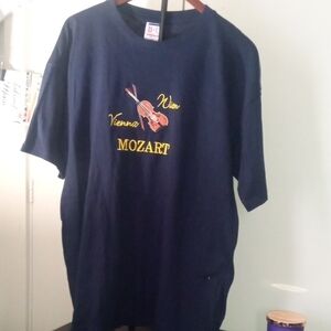 Vienna Wien Mozart Navy T-Shirt